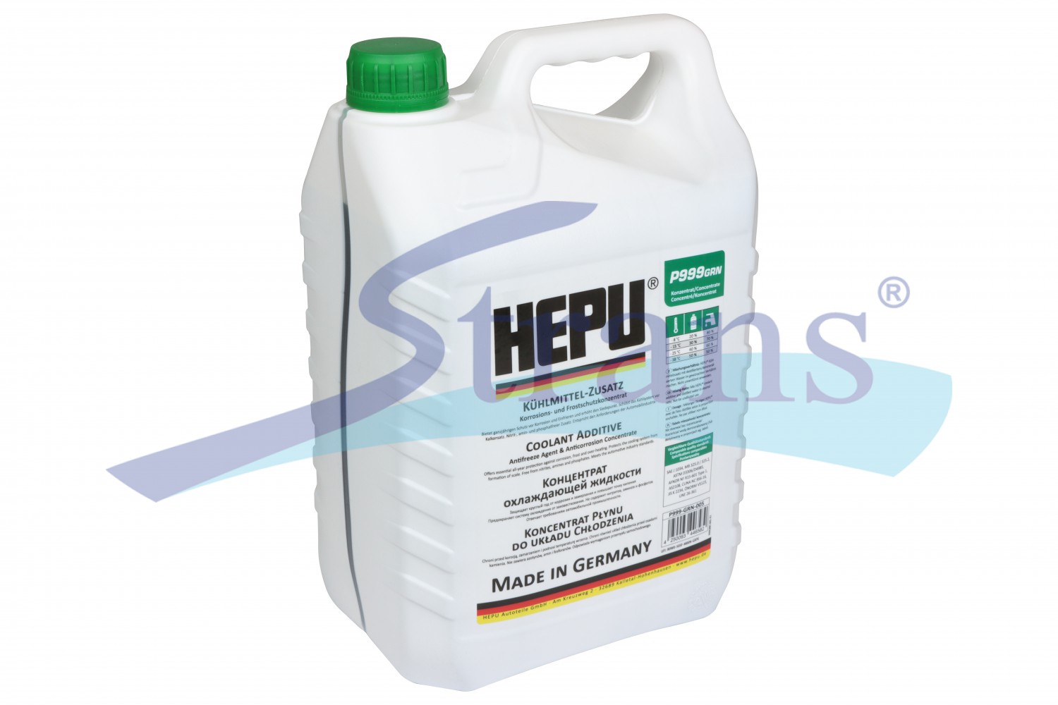 Концентрат Антифризу Hepu G11 -80°C 5Л. (Зелений) P999Grn005